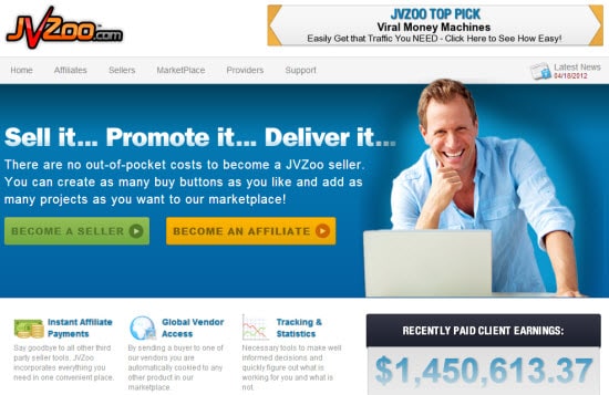 JVZoo affiliate network