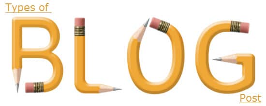 types of blog posts