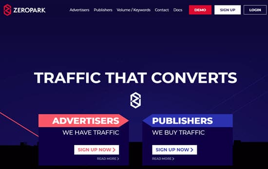 ZeroPark PPV Ad Network