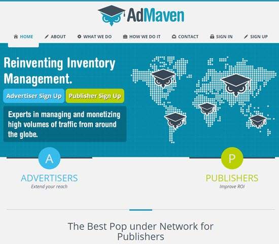 Ad-Maven Pop-Under Ad Network