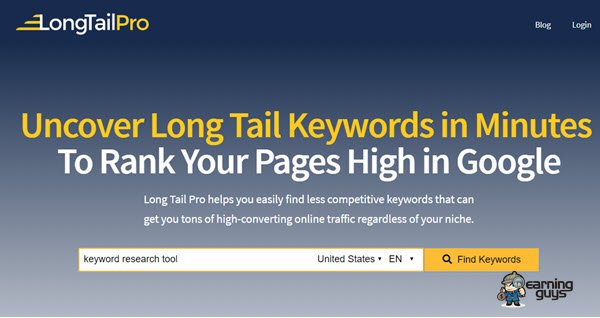 Long Tail Pro Keyword Research Tool