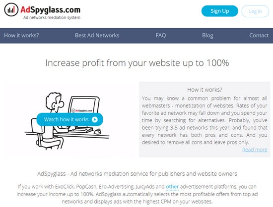 AdSpyglass Popunder Ad Network