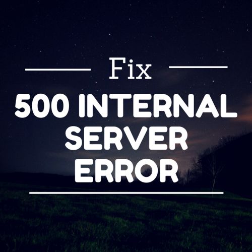 Fix 500 Internal Server Error