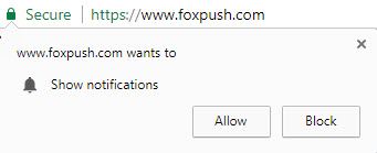 Website Push Notification