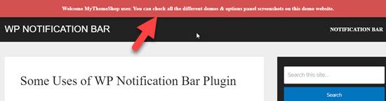 Notification Bar