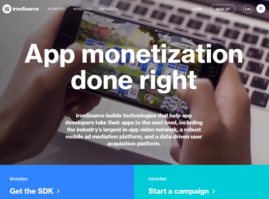IronSource Mobile Ad Network