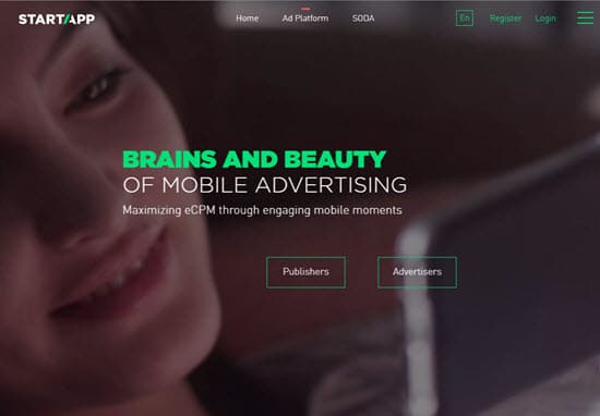 StartApp mobile advertising platform