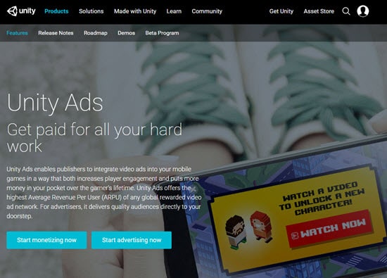 Unity Ads Mobile Ad Network