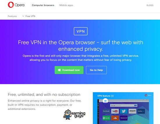 Opera VPN Service Provider