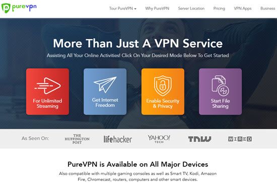 PureVPN Best VPN Service Providers