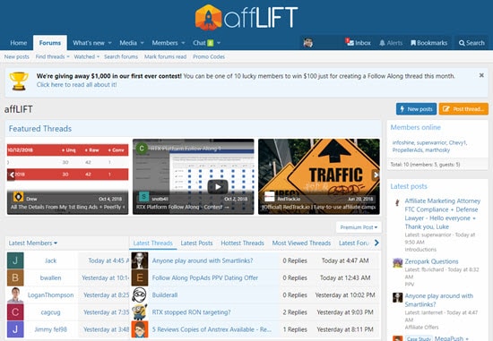 affLIFT Forum for Affiliates