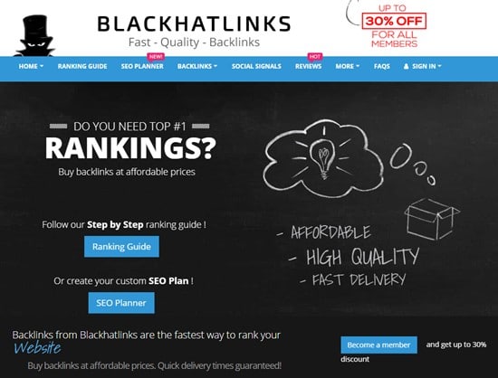 Black Hat Links Best Place to Buy Backlinks