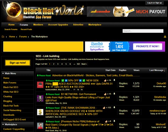 BlackHatWorld Best Place to Buy Backlinks