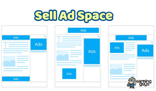 Sell Ad Space to Monetize a Website