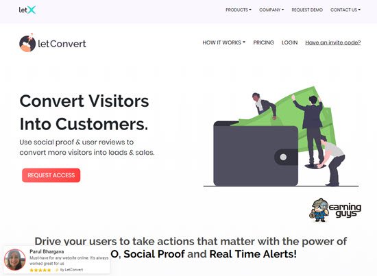 LetConvert Social Proof Tools