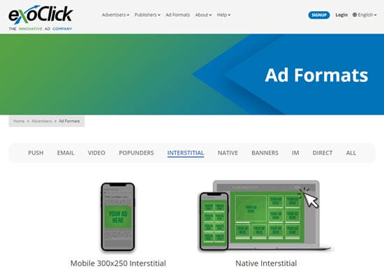 ExoClick Online Advertising Network