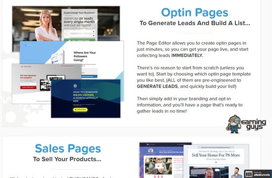 ClickFunnels Landing Page Builder