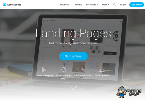 GetResponse Landing Page Builder