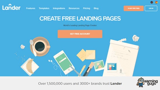 Lander Landing Page Creator