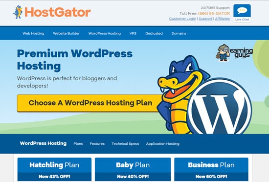 HostGator Hosting WordPress