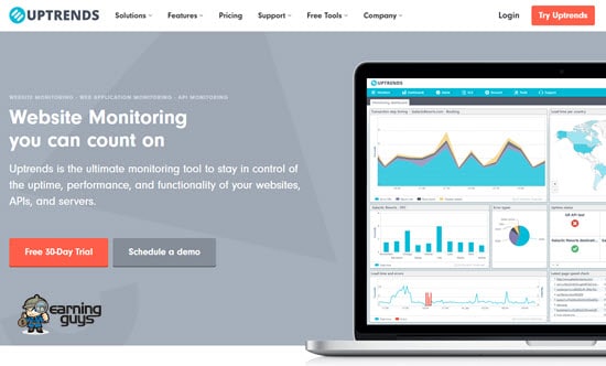 Uptrends Website Monitoring