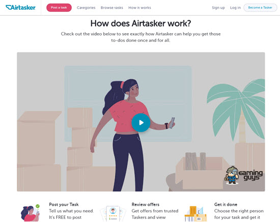 Airtasker Get Work Online