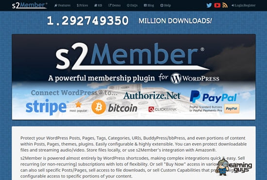s2Member Membership Plugin