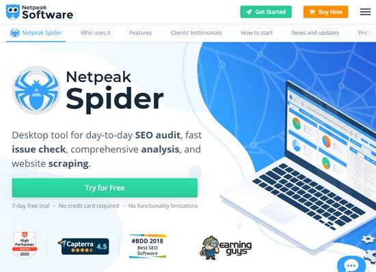 Netpeak Spider SEO Audit Software