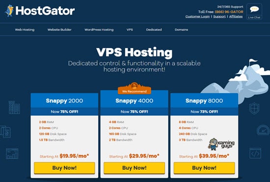 HostGator Virtual Private Server