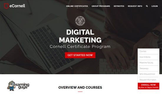 Cornell Digital Marketing Certificate Program