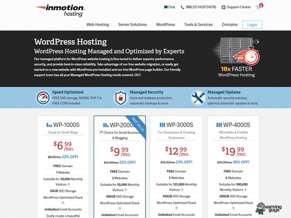 InMotion WordPress Hosting