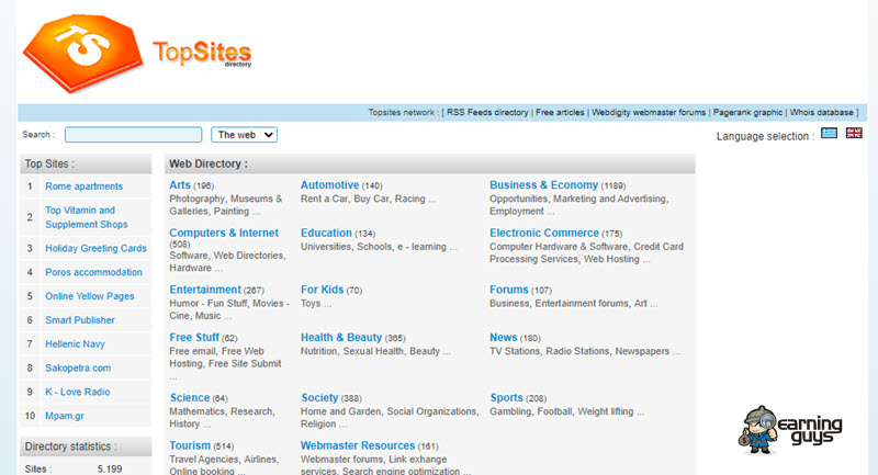 Top Sites Blog Directory