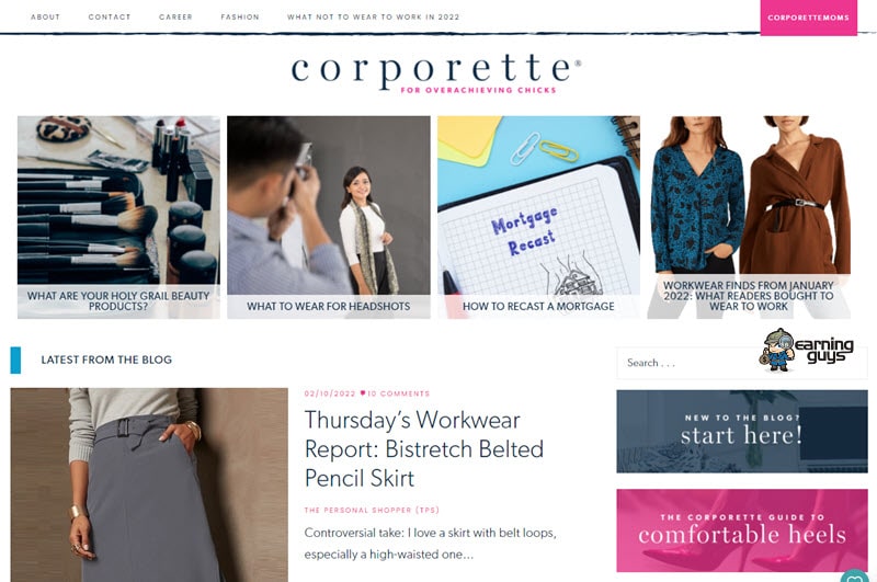 Corporette Blog for Women's