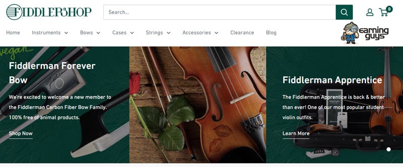 Fiddlershop Music Affiliate Program