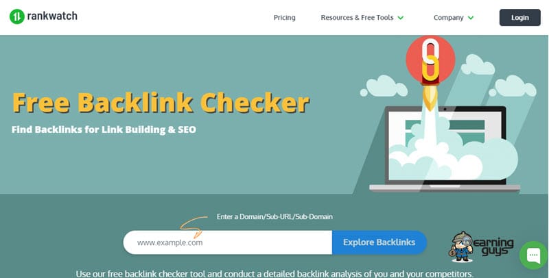 BackLinkWatch: Find Backlinks with Anchor text