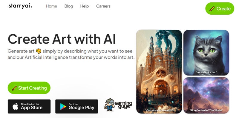 Starry AI Art Generator