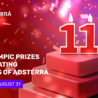 Adsterra Marks 11th Anniversary with the Olympic Challenge!